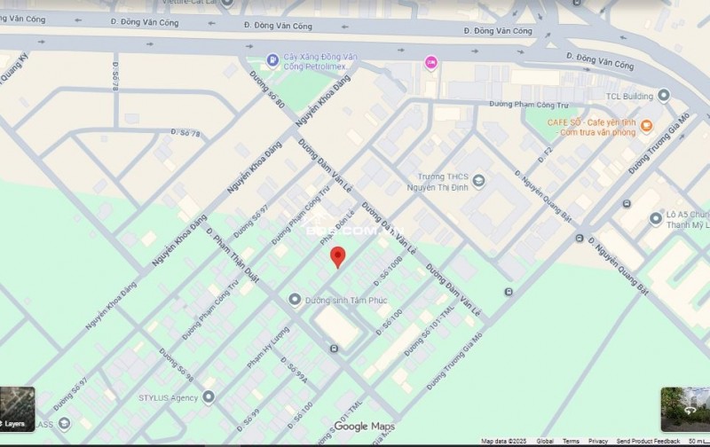 Bán lô đất mặt tiền đường Phạm Hy Lượng, P. Thạnh Mỹ Lợi, đường 12m.